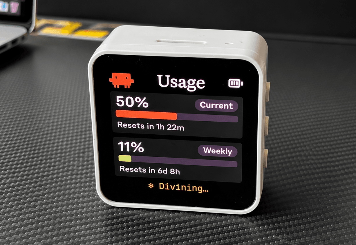 Clawdmeter brings Claude Code usage tracking to the desktop