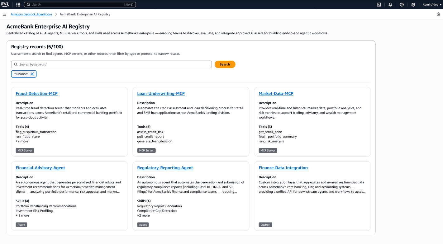 AWS Agent Registry Brings Multi-Cloud Agent Governance to Preview